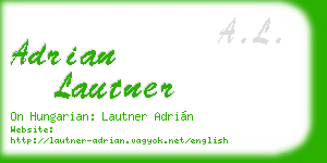 adrian lautner business card
